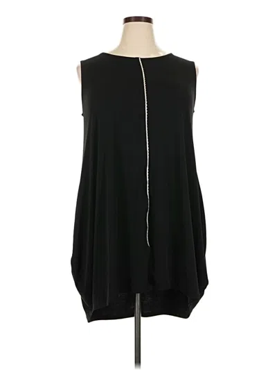 Pre-owned Assorted Brands Sleeveless T-shirt In Black