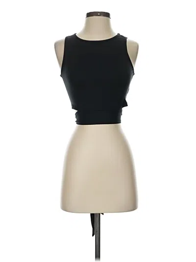 Pre-owned Assorted Brands Sleeveless T-shirt In Black