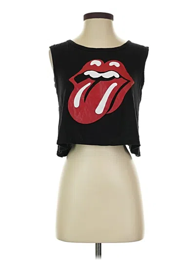 Pre-owned Assorted Brands Sleeveless T-shirt In Black