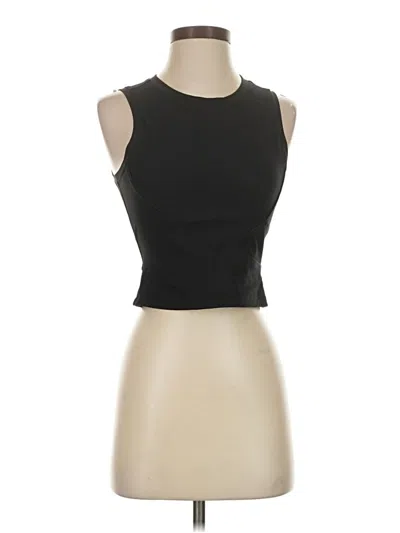 Pre-owned Assorted Brands Sleeveless T-shirt In Black