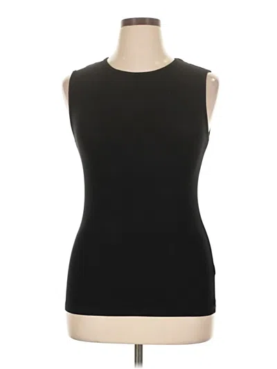 Pre-owned Assorted Brands Sleeveless T-shirt In Black