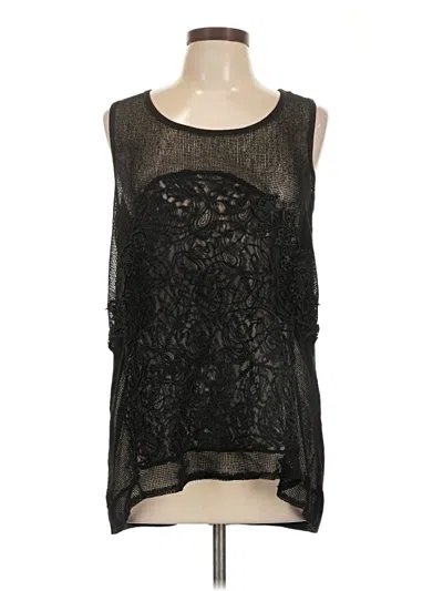 Pre-owned Assorted Brands Sleeveless T-shirt In Black