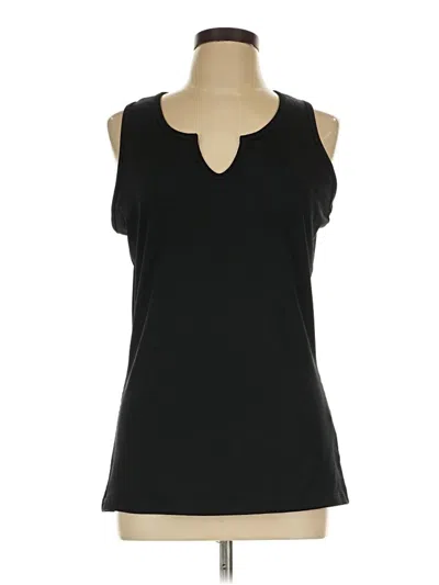 Pre-owned Assorted Brands Sleeveless T-shirt In Black