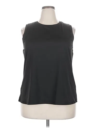 Pre-owned Assorted Brands Sleeveless T-shirt In Black