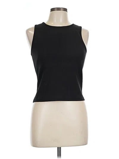 Pre-owned Assorted Brands Sleeveless T-shirt In Black