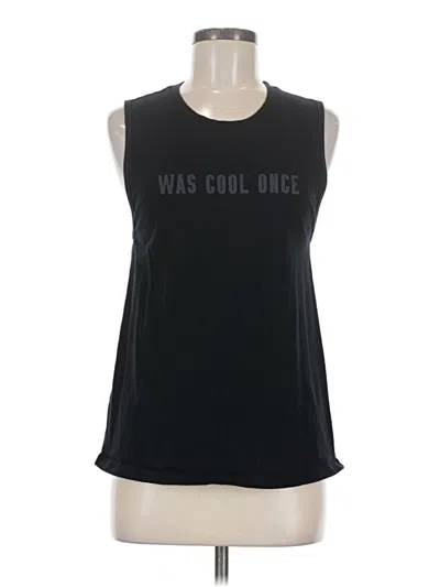Pre-owned Assorted Brands Sleeveless T-shirt In Black