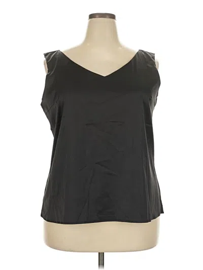 Pre-owned Assorted Brands Sleeveless T-shirt In Black
