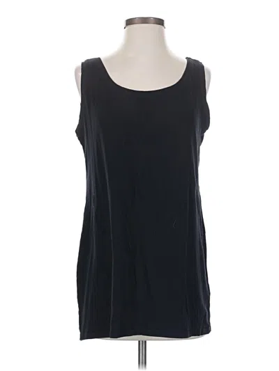 Pre-owned Assorted Brands Sleeveless T-shirt In Black