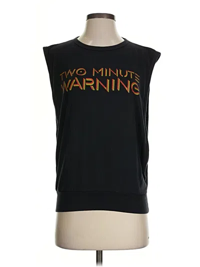 Pre-owned Assorted Brands Sleeveless T-shirt In Black