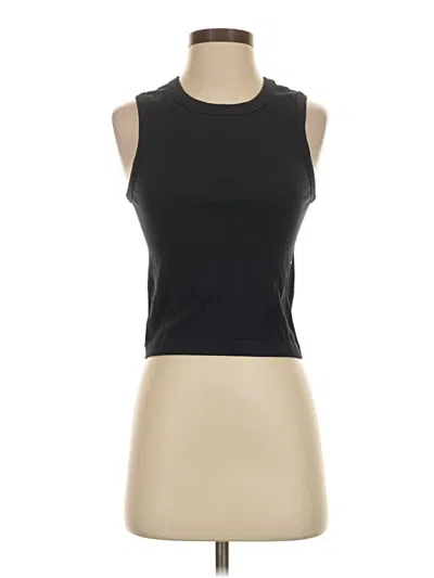 Pre-owned Assorted Brands Sleeveless T-shirt In Black