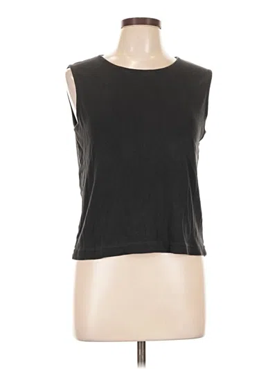 Pre-owned Assorted Brands Sleeveless T-shirt In Black