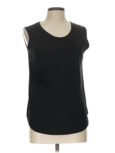 Pre-owned Assorted Brands Sleeveless T-shirt In Black