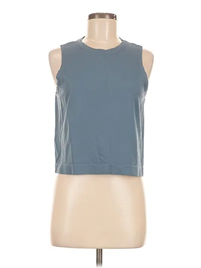Pre-owned Assorted Brands Sleeveless T-shirt In Blue