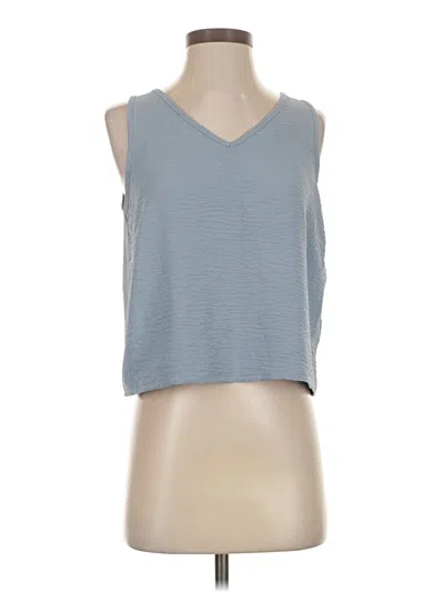 Pre-owned Assorted Brands Sleeveless T-shirt In Blue