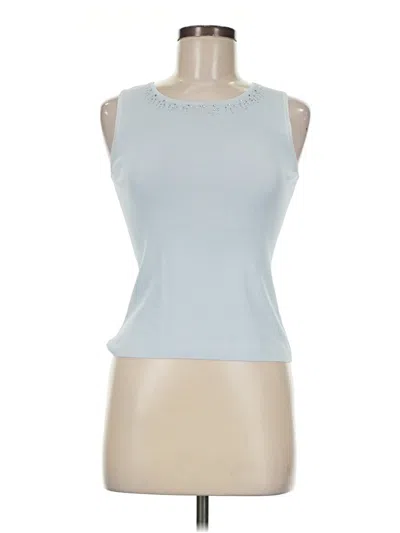 Pre-owned Assorted Brands Sleeveless T-shirt In Blue
