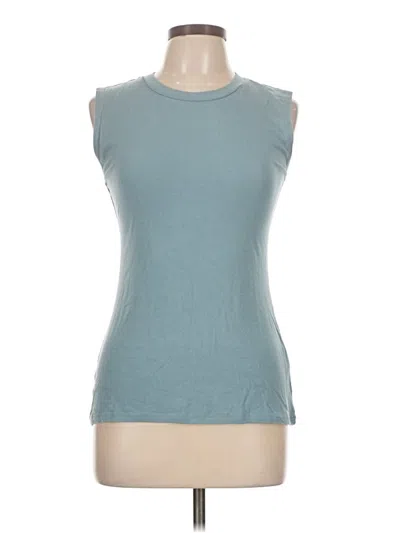 Pre-owned Assorted Brands Sleeveless T-shirt In Blue