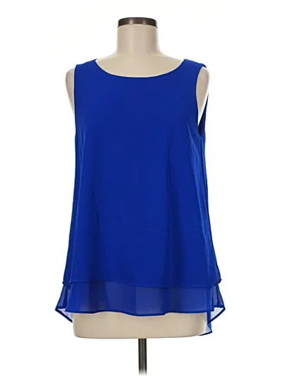 Pre-owned Assorted Brands Sleeveless T-shirt In Blue
