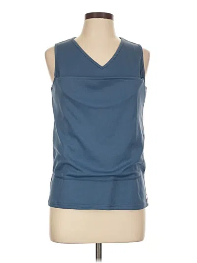 Pre-owned Assorted Brands Sleeveless T-shirt In Blue