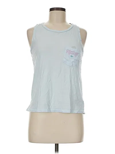 Pre-owned Assorted Brands Sleeveless T-shirt In Blue