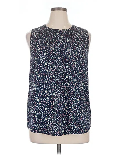 Pre-owned Assorted Brands Sleeveless T-shirt In Blue