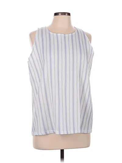 Pre-owned Assorted Brands Sleeveless T-shirt In Blue