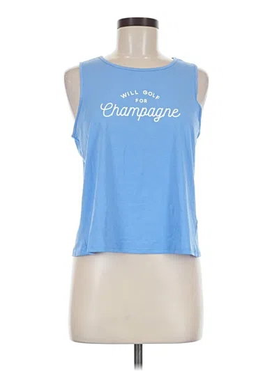Assorted Brands Sleeveless T-shirt In Blue