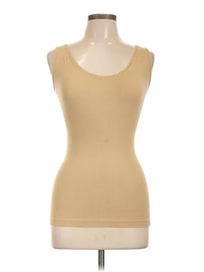 Pre-owned Assorted Brands Sleeveless T-shirt In Brown
