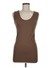 Assorted Brands Sleeveless T-shirt In Brown