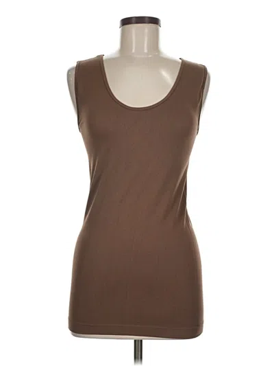 Assorted Brands Sleeveless T-shirt In Brown