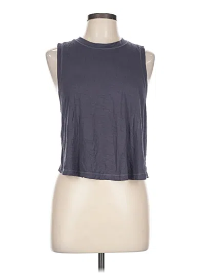 Pre-owned Assorted Brands Sleeveless T-shirt In Gray
