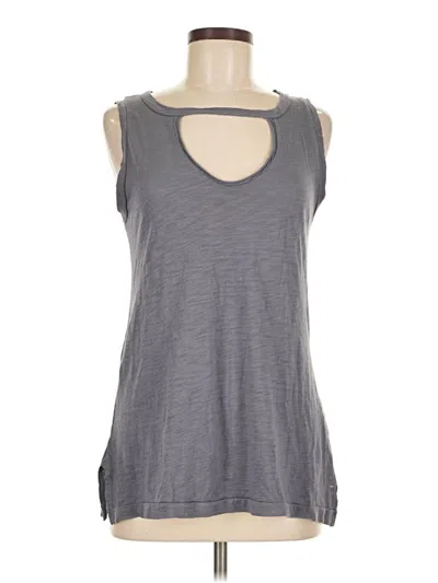 Pre-owned Assorted Brands Sleeveless T-shirt In Gray
