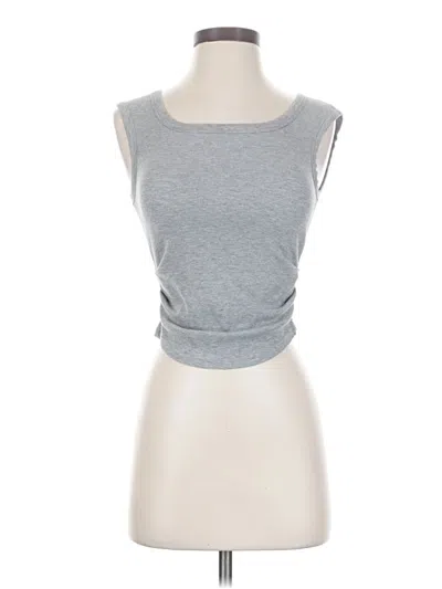 Pre-owned Assorted Brands Sleeveless T-shirt In Gray