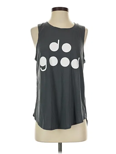 Pre-owned Assorted Brands Sleeveless T-shirt In Gray