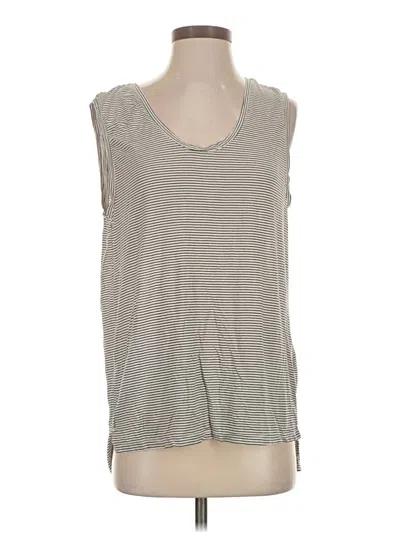 Pre-owned Assorted Brands Sleeveless T-shirt In Gray