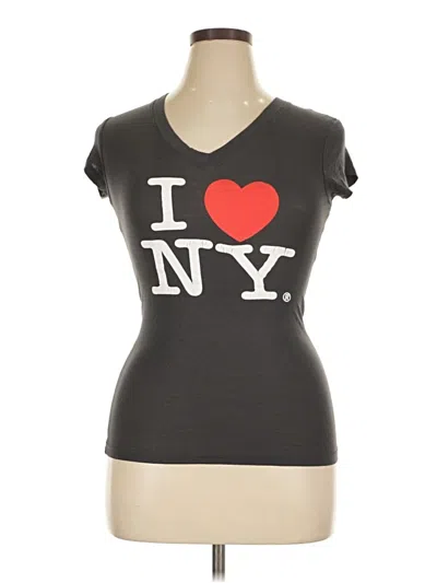 Pre-owned Assorted Brands Sleeveless T-shirt In Gray