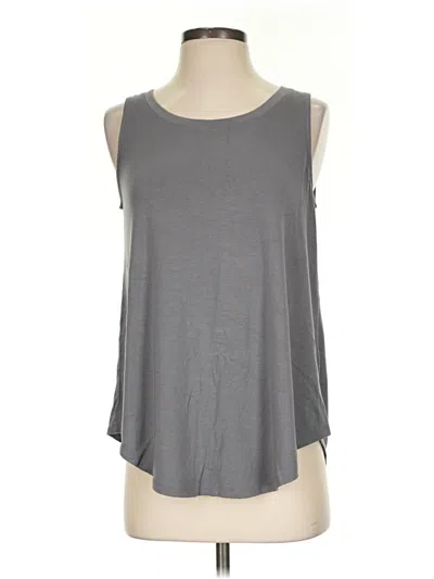 Pre-owned Assorted Brands Sleeveless T-shirt In Gray