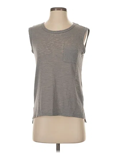 Pre-owned Assorted Brands Sleeveless T-shirt In Gray