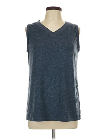 Pre-owned Assorted Brands Sleeveless T-shirt In Gray