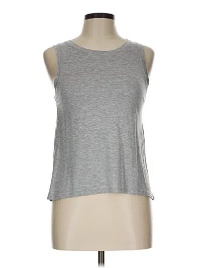 Pre-owned Assorted Brands Sleeveless T-shirt In Gray