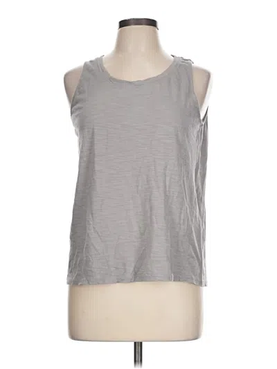 Pre-owned Assorted Brands Sleeveless T-shirt In Gray