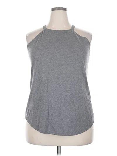 Pre-owned Assorted Brands Sleeveless T-shirt In Gray