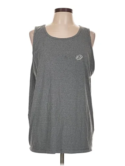 Pre-owned Assorted Brands Sleeveless T-shirt In Gray