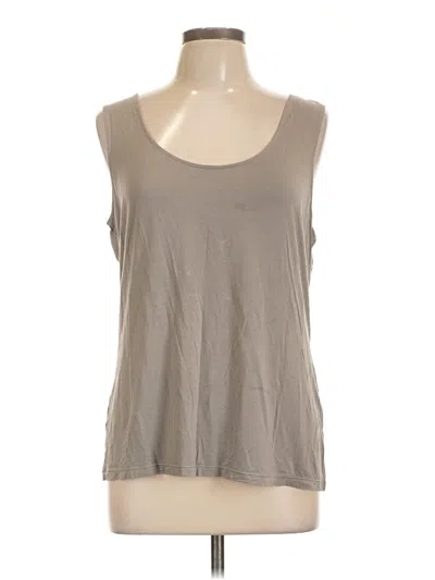 Pre-owned Assorted Brands Sleeveless T-shirt In Gray