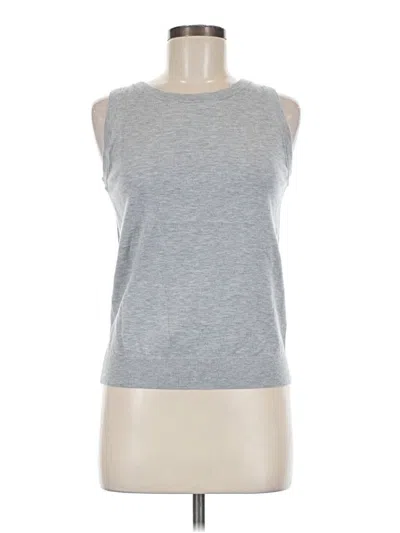 Pre-owned Assorted Brands Sleeveless T-shirt In Gray