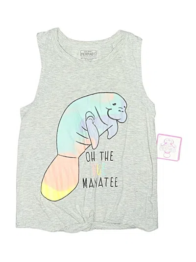 Pre-owned Assorted Brands Kids' Sleeveless T-shirt In Gray