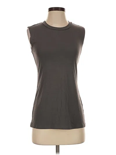 Pre-owned Assorted Brands Sleeveless T-shirt In Gray