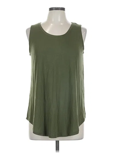 Pre-owned Assorted Brands Sleeveless T-shirt In Green
