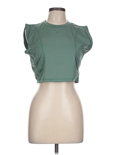 Pre-owned Assorted Brands Sleeveless T-shirt In Green