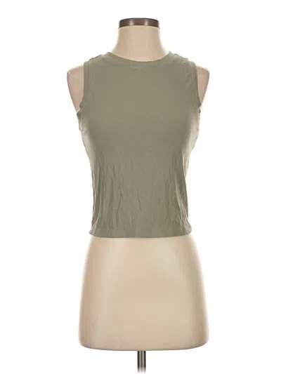 Pre-owned Assorted Brands Sleeveless T-shirt In Green