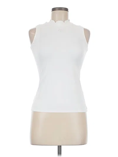 Pre-owned Assorted Brands Sleeveless T-shirt In Ivory
